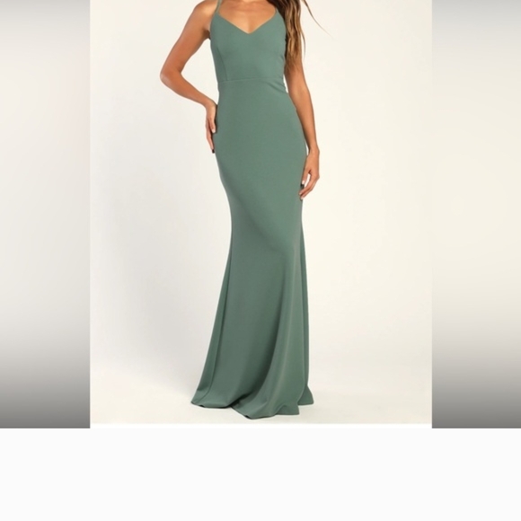 Lulus Dresses & Skirts - Lulu's Sage Green Maxi Dress
